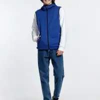 Жилет с капюшоном унисекс Gotland, синий, размер XXL