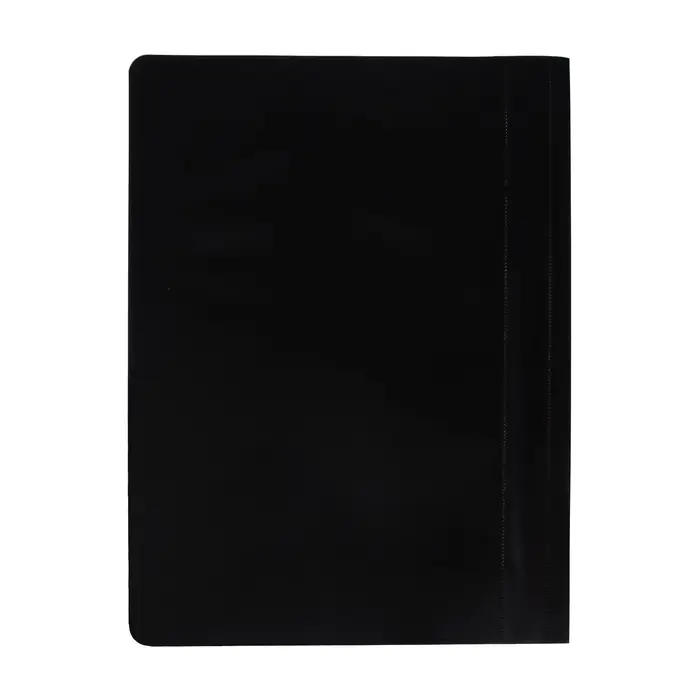 Папка-скоросшиватель Calligrata, А4, 120 мкм, чёрная, прозрачный верх