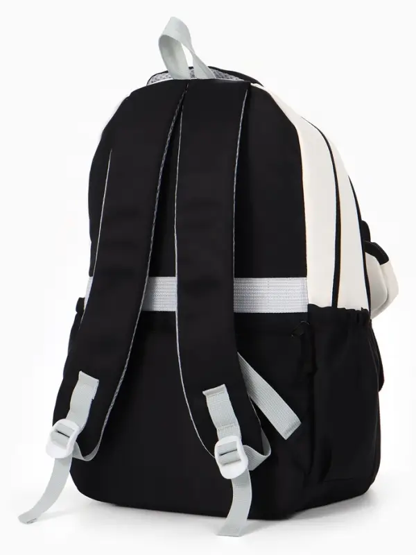 Рюкзак школьный, с кошельком, для девочки, 32&times;14&times;46 см, чёрный