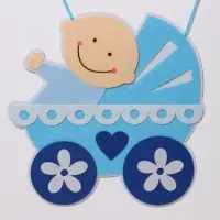 Украшение на гендер пати &laquo;Подвеска It's a Boy&raquo;, 32&times;32&times;43 см