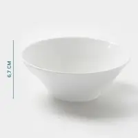 Салатник Hanna Kn&ouml;vell, 750 мл, d=17.8 см, конический, фарфор, белый