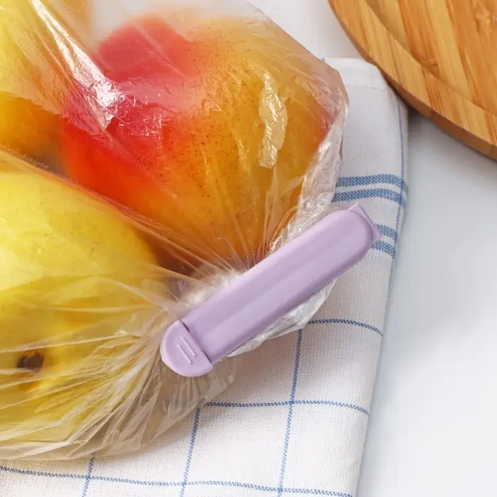 Зажимы для пакетов Доляна &laquo;Базис&raquo;, 5 шт., 7 см, пластик, МИКС