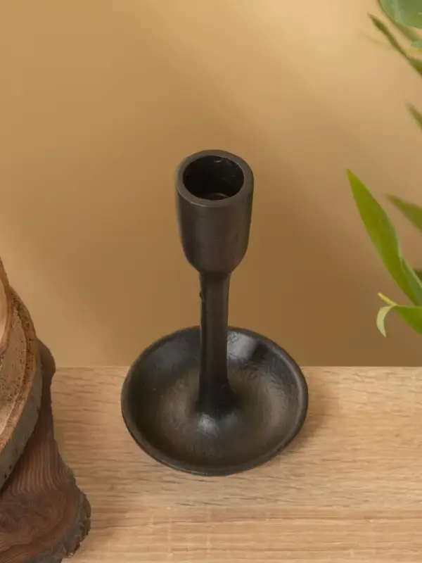 Подсвечник  Подсвечник "Полночь" алюминий 8х8х15 см