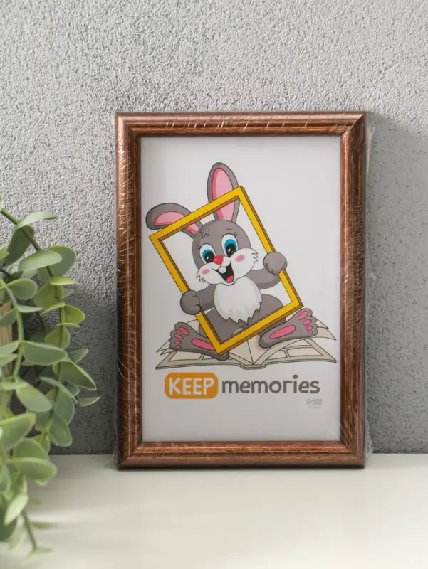 Фоторамка для фото 10&times;15 см Keep memories &laquo;Радуга&raquo;, пластик, бронза, (пластиковый экран)
