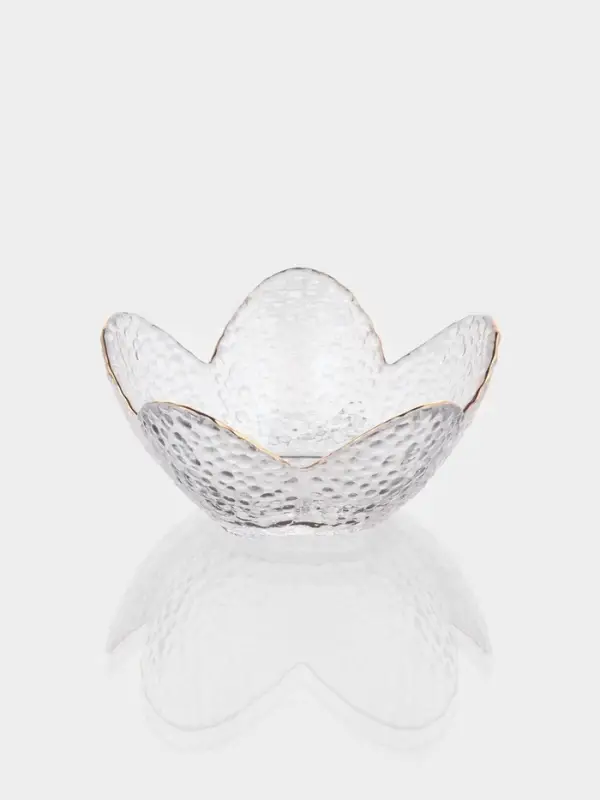 Салатник фигурный &laquo;Цветок&raquo;, 150 мл, 12&times;5 см, стекло