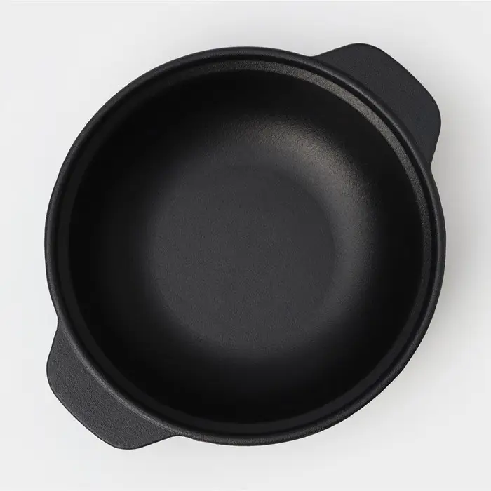 Жаровня, 2 л, d=24 см, с крышкой, чугун, чёрная