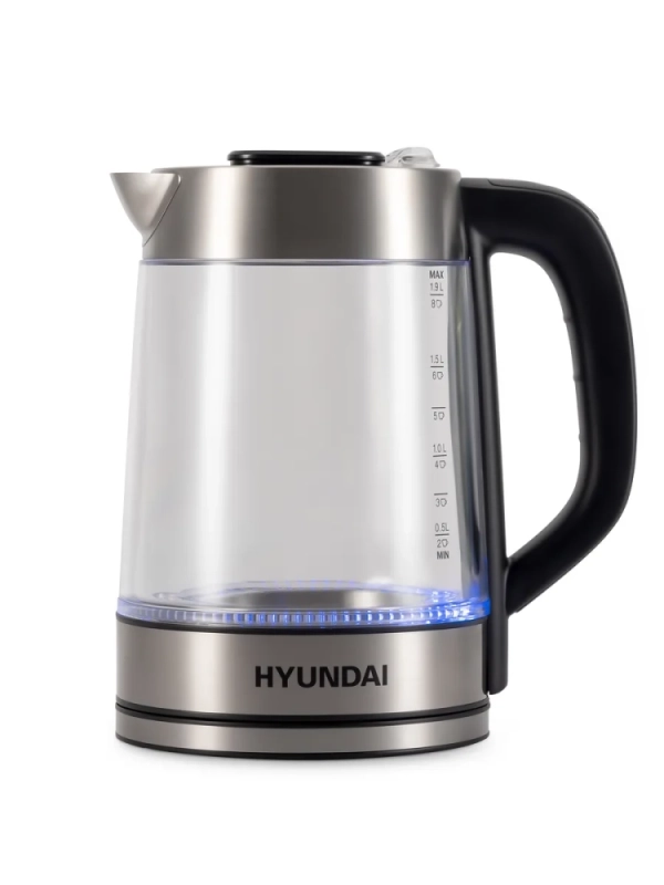 Чайник HYK-G4015 1,7л 2200Вт черный (стекло)