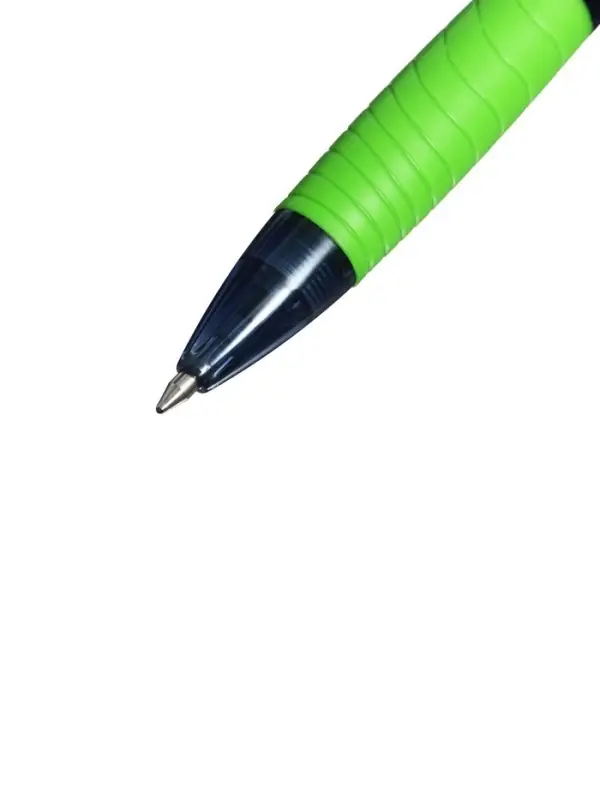 Ручка шариковая Berlingo. Riteline, автоматическая, синий стержень, узел 0.7 мм, резиновый упор, МИКС