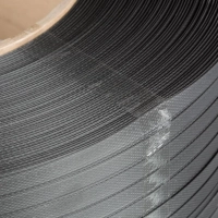 Стреппинг лента Полипропиленовая 12мм х 0,5 (3000 м.) Серая