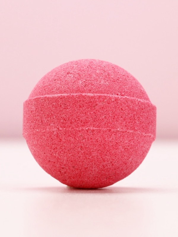 Бомбочка для ванны «Ты делаешь меня счастливее», 130 г, аромат спелой вишни, ЧИСТОЕ СЧАСТЬЕ