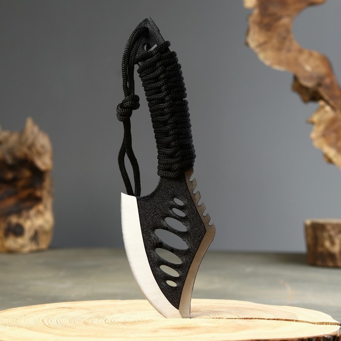 Топорик туристический в оплетке, черный, 24см, 250 г Топорик туристический в оплетке, черный, 24см, 250 г