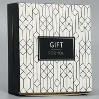 Кондитерская упаковка, коробка «For you», 14 х 14 х 3,5 см