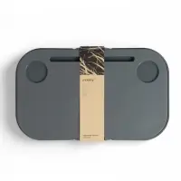 Корзина - столик maclay 2 в 1, складная, 47&times;28.5&times;23.5 см, серая