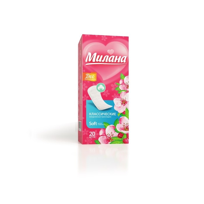 Прокладки ежедневные &laquo;Милана&raquo; Classic Deo Soft,20 шт.