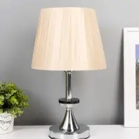 Лампа настольная &laquo;Севилья&raquo; 1&times;40 Вт Е27 хром 21&times;21&times;38 см RISALUX