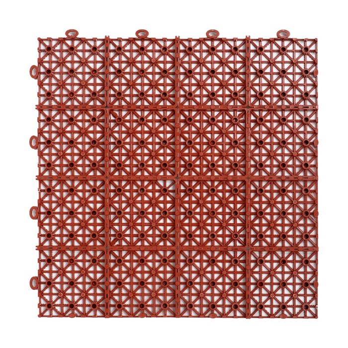 Универсальное покрытие POL-PLAST 30 х 30 см, терракот, набор 9 шт. Универсальное покрытие POL-PLAST 30 х 30 см, терракот, набор 9 шт.