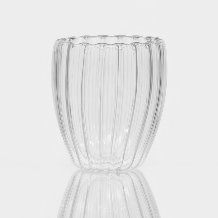 Стакан стеклянный с двойными стенками «Риба», 350 мл