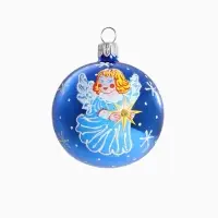 Ёлочные шары &laquo;Рождественские&raquo;, d=6 см, набор 5 шт., МИКС