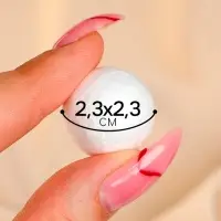 Фигурка для поделок и декорирования &laquo;Шарик&raquo;, набор 8 шт., размер 1 шт. &mdash; 2.3&times;2.3 см