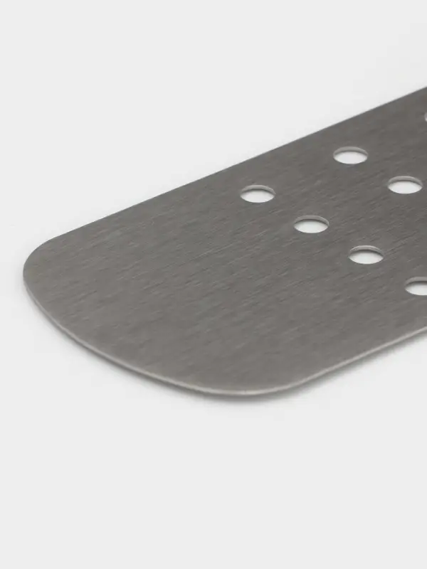 Лопатка перфорированная Доляна, 37&times;7.2 см, нержавеющая сталь, чёрная