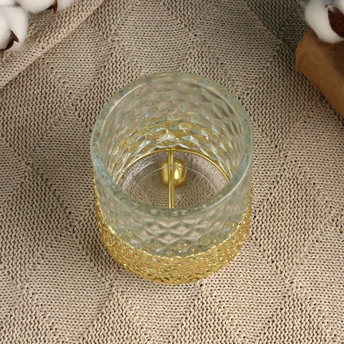 Кашпо на подставке  Кашпо на подставке "Алис" стеклянное, 11х8см