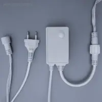 Гирлянда &laquo;Водопад&raquo; 2&times;1.5 м, IP44, УМС, прозрачная нить, 400 LED, свечение белое, 8 режимов, 220 В