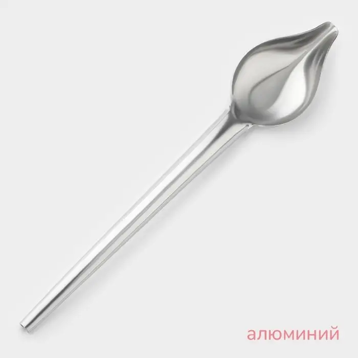 Ложка кондитерская для моделирования KONFINETTA, 22&times;4 см, алюминий, серебристая