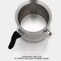 Молоковарка Доляна, 1 л, h=13 см, d=14.5 см, нержавеющая сталь