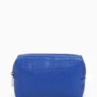 Косметичка дор Одноцвет, 16*5*10, отдел на молнии, синий