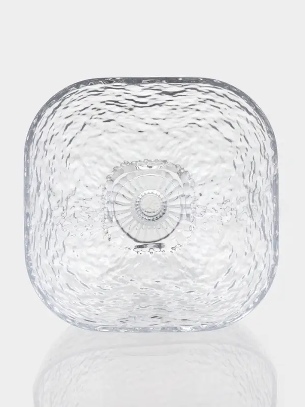 Фруктовница, 20.4&times;14 см, на ножке, стекло, прозрачная