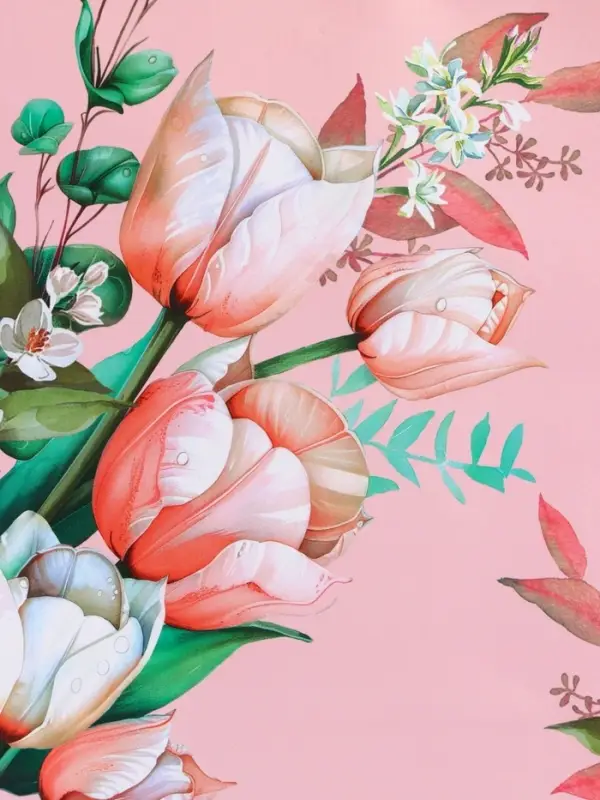 Пакет подарочный "С любовью для неё" ламинированный 18 х 22,3 х 10 см