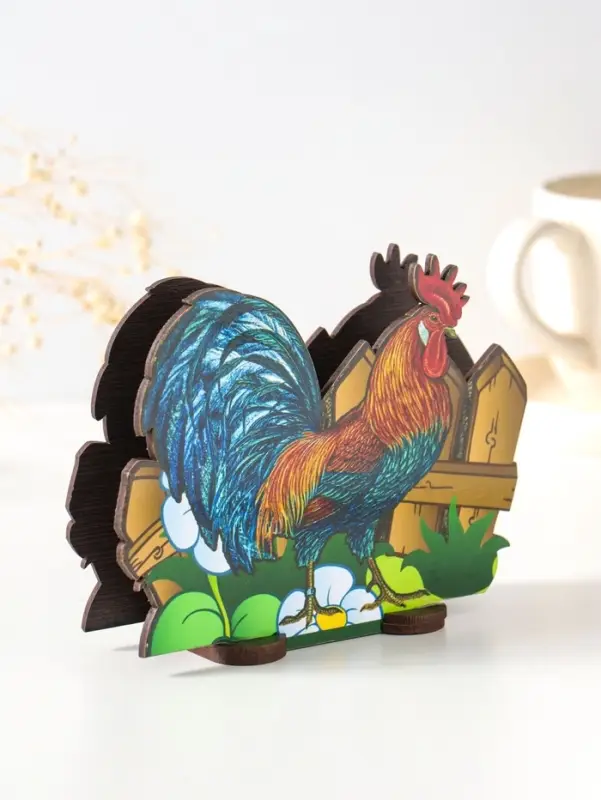 Салфетница  пасхальная "Петушок", 10,5х13,5х5 см