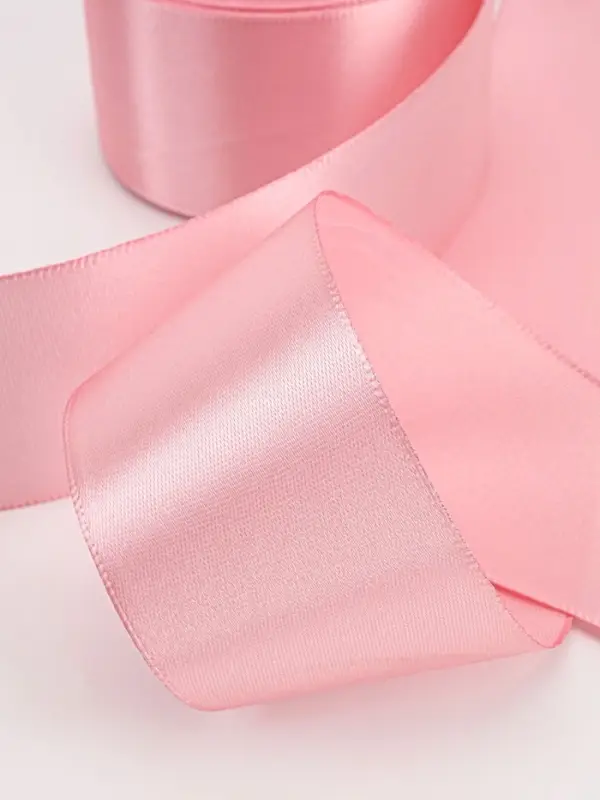 Лента атласная, 50 мм, 23&plusmn;1 м, жемчужно-розовая