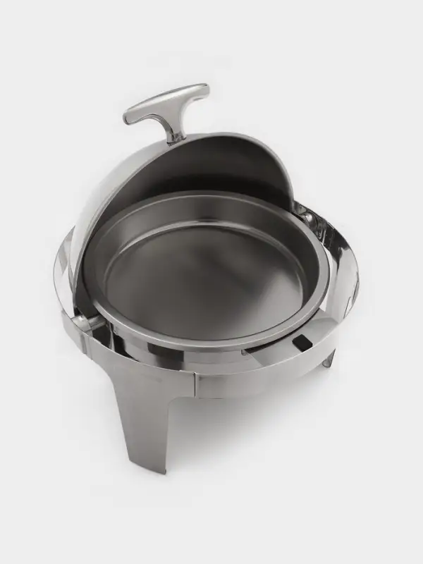 Мармит Hanna Kn&ouml;vel, 47&times;47&times;45 см, откидывающаяся крышка, круглый, нержавеющая сталь, серебристый