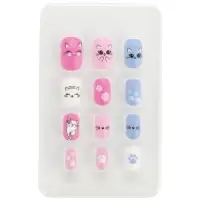 Накладные ногти детские &laquo;Милая кошечка&raquo;, 12 шт.