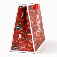 Пакет подарочный новогодний крафтовый, &laquo;Мир полон чудес&raquo;, 23&times;18&times;10 см