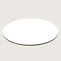 Подложка для торта, кондитерская, усиленная, 28 см, золото - белый, 3.2 мм