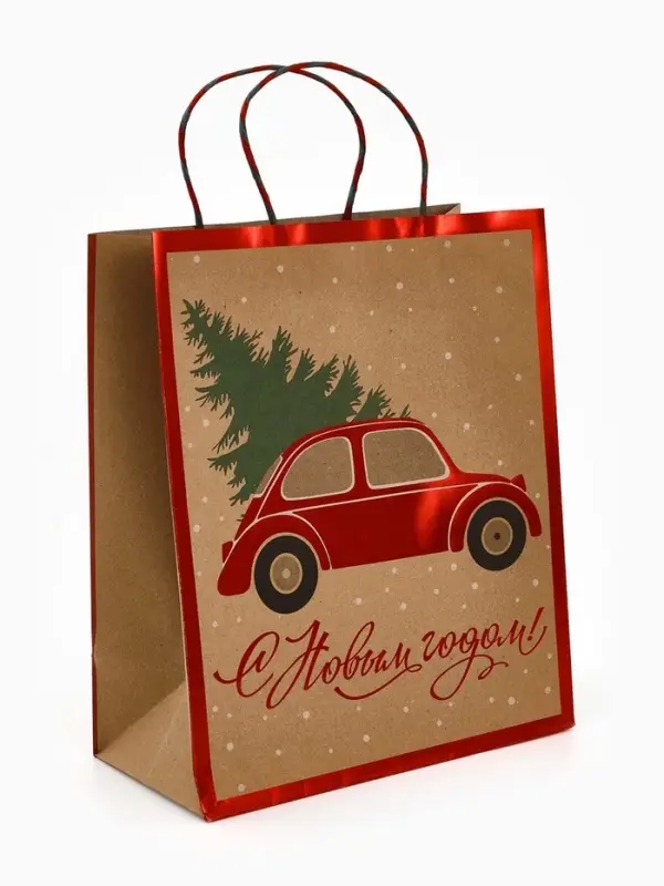 Набор подарочных пакетов &laquo;Подарок&raquo;, 3 шт,  25&times;4&times;30.5 см, 30&times;40&times;11,5 см, 18&times;23&times;10 см