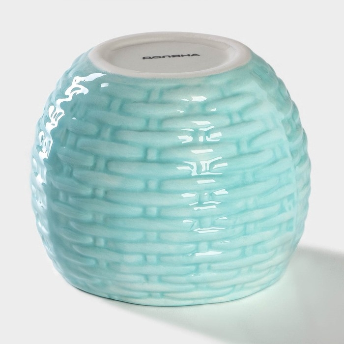 Сахарница Доляна «Зайка», 650 мл, цвет голубой Сахарница Доляна «Зайка», 650 мл, цвет голубой