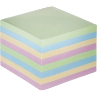 Бумага для заметок с клеевым краем  51x51 мм, 400 л, 8 цветов в асс