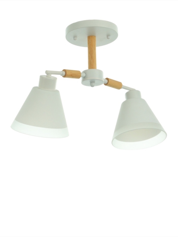 Люстра Люстра "Вудли" 2хЕ27 40Вт белый 45х16х29 см