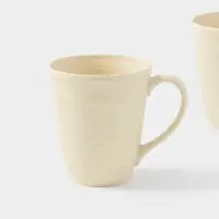 Набор кружек Magistro Jarwah Lugerne, 390 мл, 12.5&times;9.2&times;10.7 см, 2 шт., фарфор, молочный