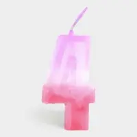 Свеча цифра для торта &laquo;4&raquo;, 8&times;3.75&times;1 см