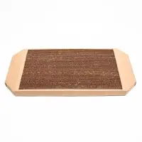Когтеточка-лежанка для кошек &laquo;Пижон&raquo;, 49&times;23&times;2.5 см, КРАФТ, гофрокартон