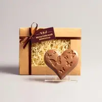 Шоколадная фигурка &laquo;Сердце с бабочками&raquo;, 80 г