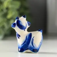 Фигурка фарфор &laquo;Козлик Иванушка&raquo;, 4.8 см, гжель