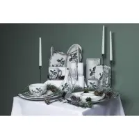 Блюдо сервировочное Доляна «Дракоша», 23×14×3 см, цвет белый