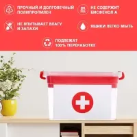 Контейнер для хранения &laquo;Аптечка&raquo;, с вкладышем, 6.5 л