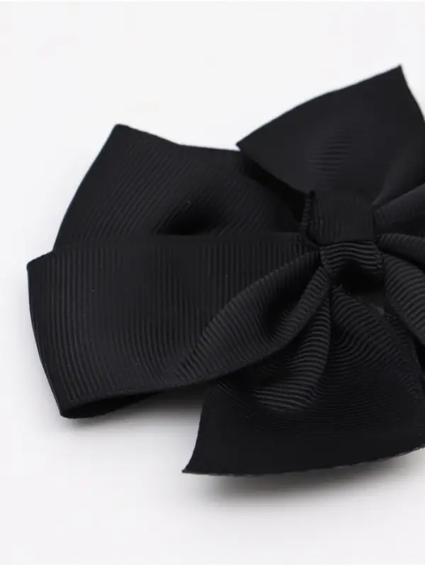 Бант для волос на заколке чёрный, Принцессы Бант для волос на заколке чёрный, Принцессы