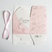 Коробка подарочная складная, упаковка, «Enjoy», 12 х 12 х 12 см